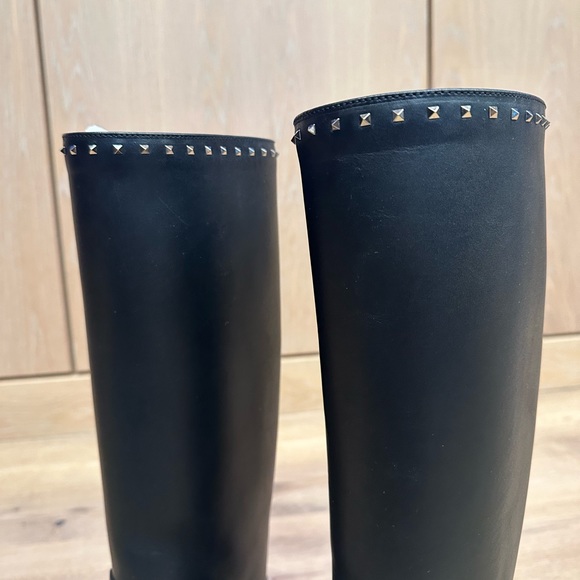 Valentino studded black leather boots - Picture 11 of 16